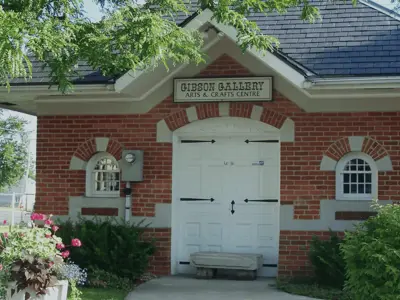 Gibson Gallery viewed from the parking lot